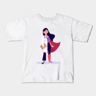 NURSE & DOCTOR SUPERHERO Kids T-Shirt